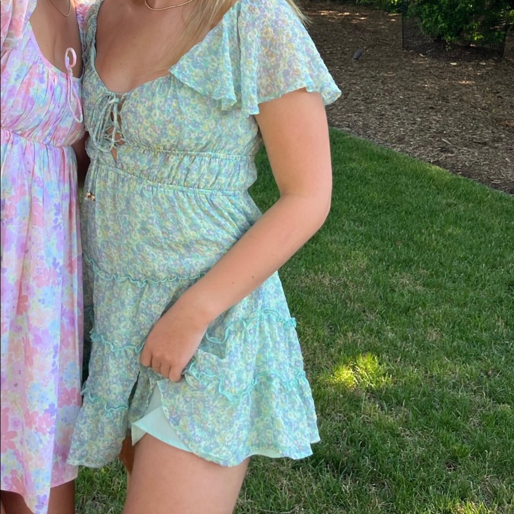 Floral mini dress